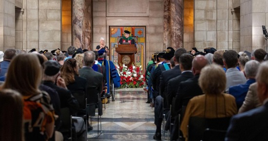 Gold formally installed as University of Nebraska president, outlines vision for an 'extraordinary tomorrow'